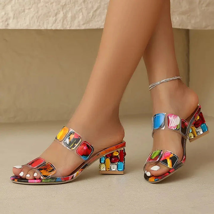 Chiara - Sandales Colorées Confortables