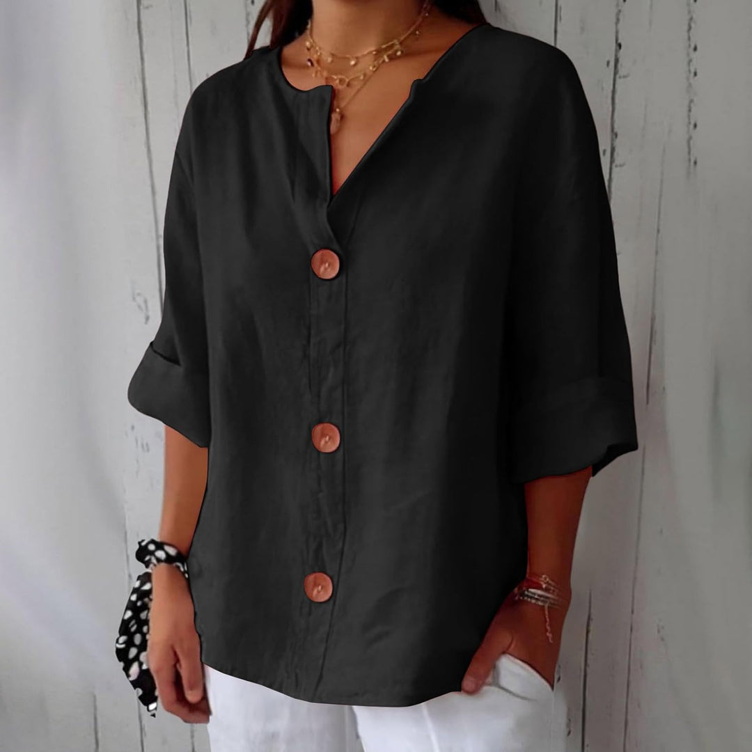 Clara - Blouse et Lin décontractée