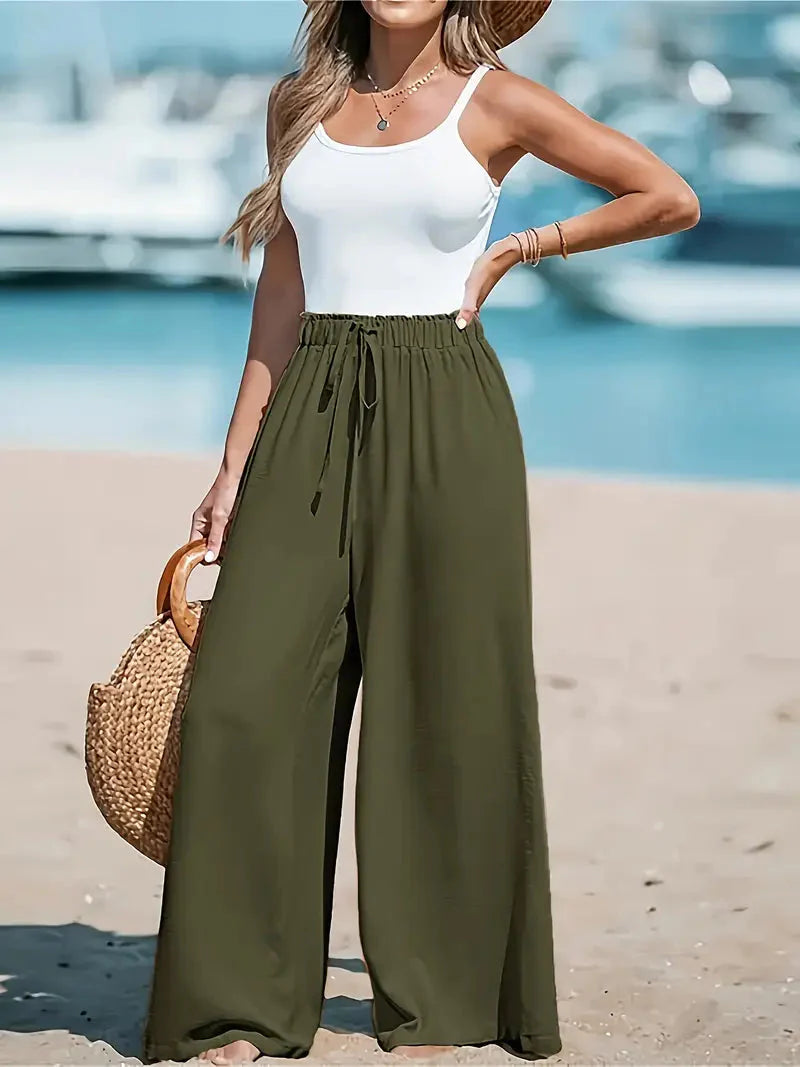 Liv - Pantalon Taille Haute Élégants