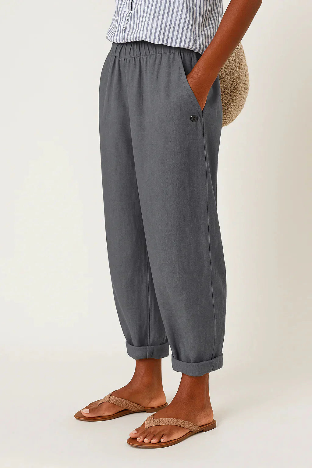 Estelle | Pantalon fluide en lin léger et confortable