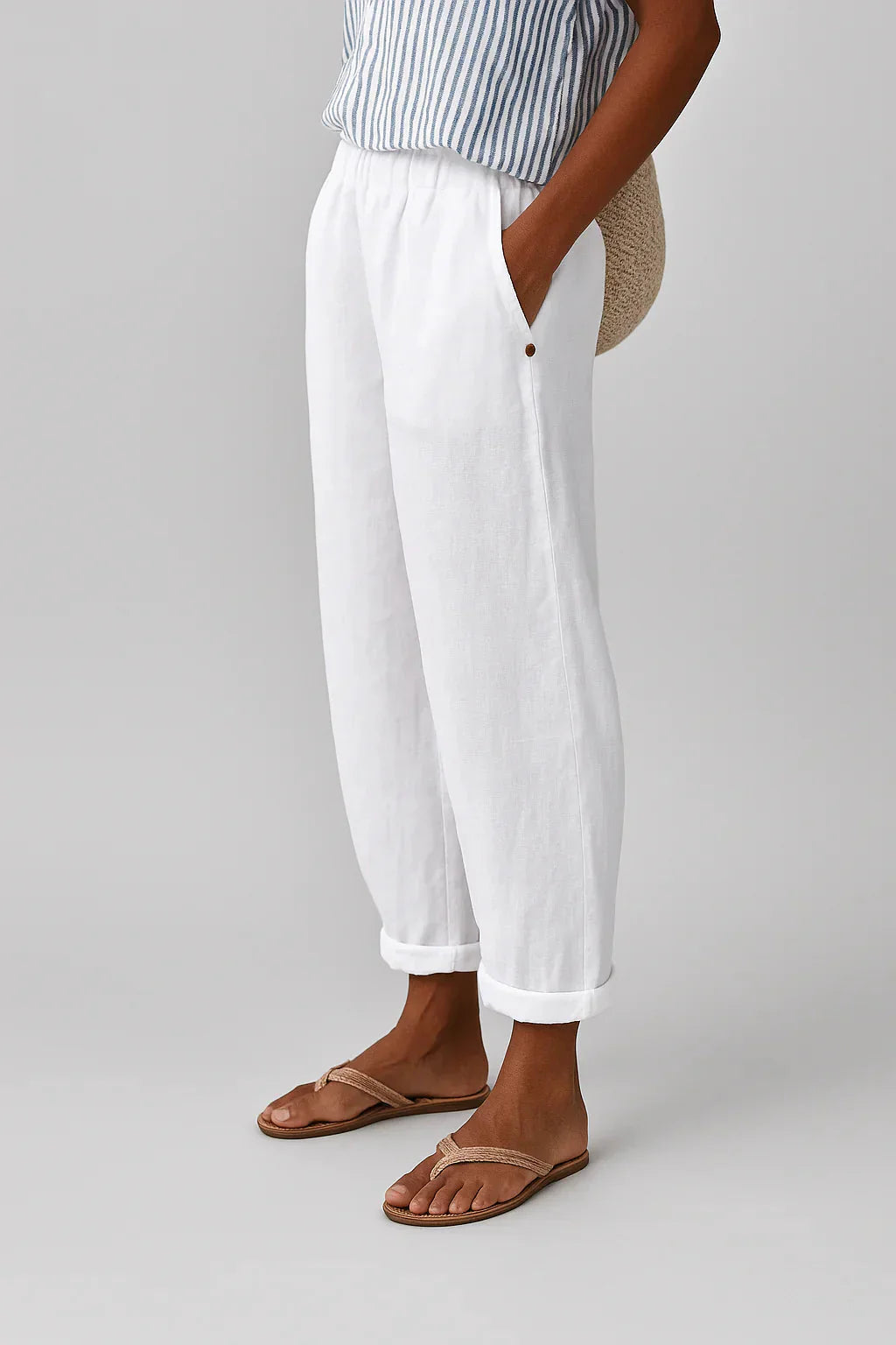 Estelle | Pantalon fluide en lin léger et confortable
