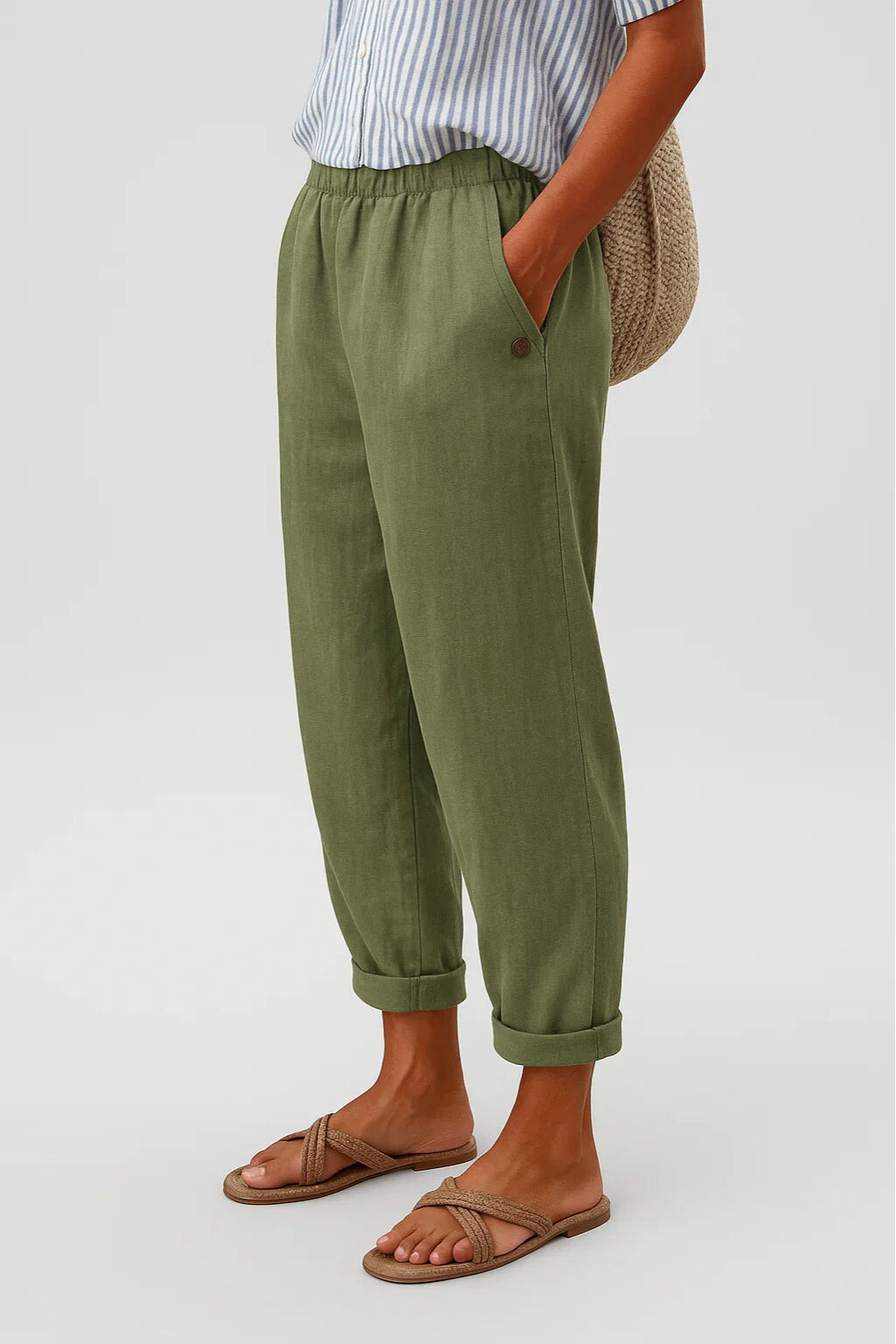 Estelle | Pantalon fluide en lin léger et confortable