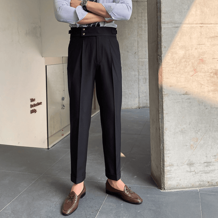 Edward - Pantalon Taille Haute Élégants