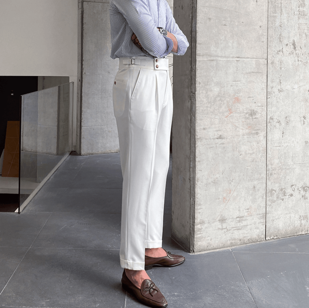 Edward - Pantalon Taille Haute Élégants