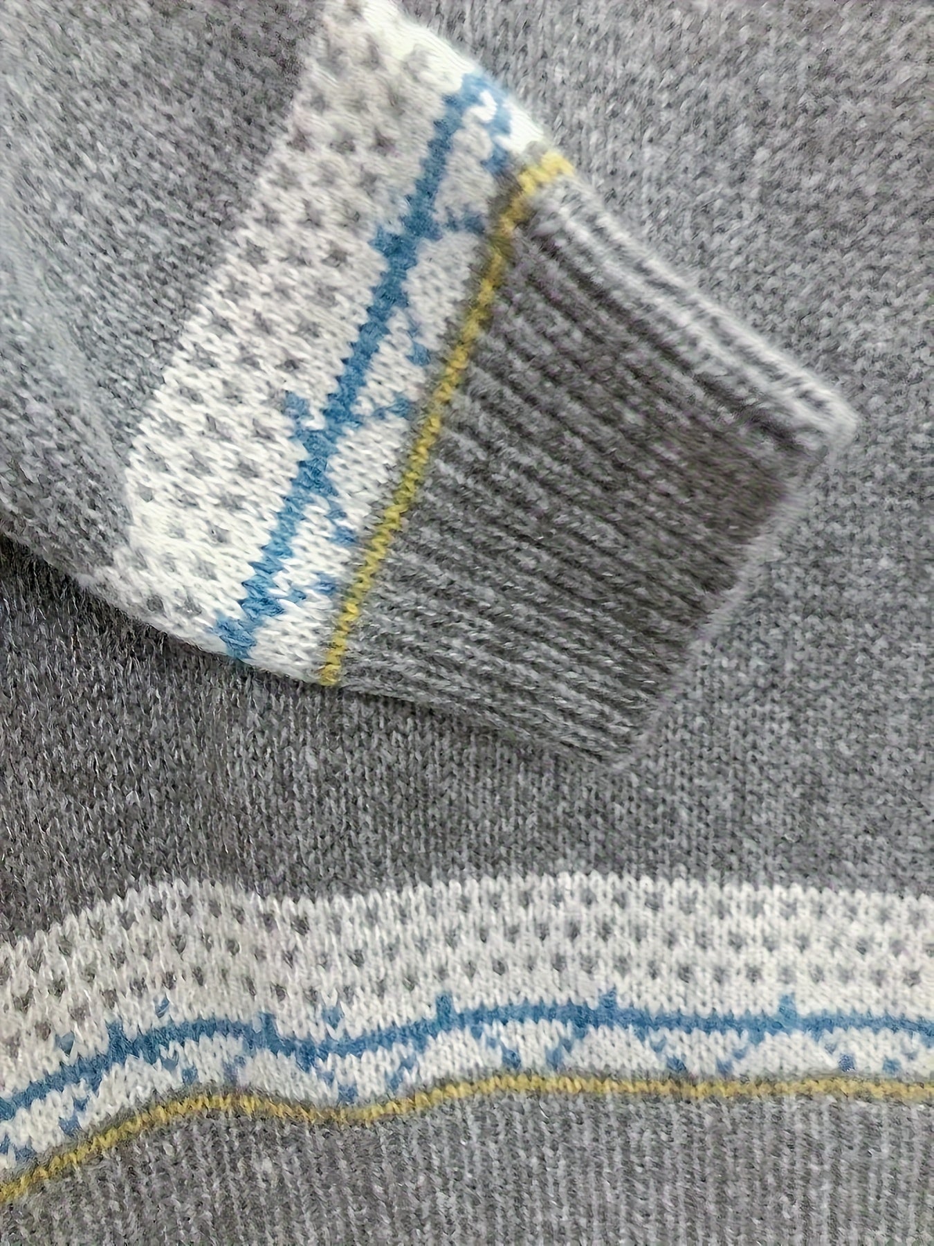 Nuria - Pull Nordique Élégant