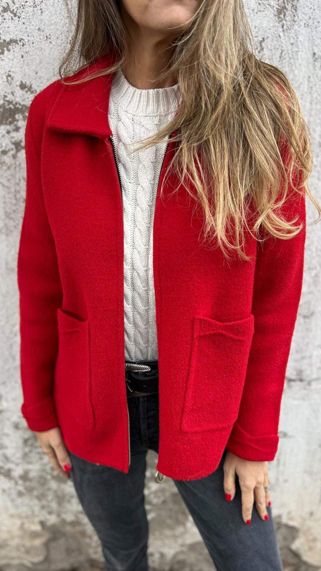 Napel | Veste Cardigan Élégante en Laine