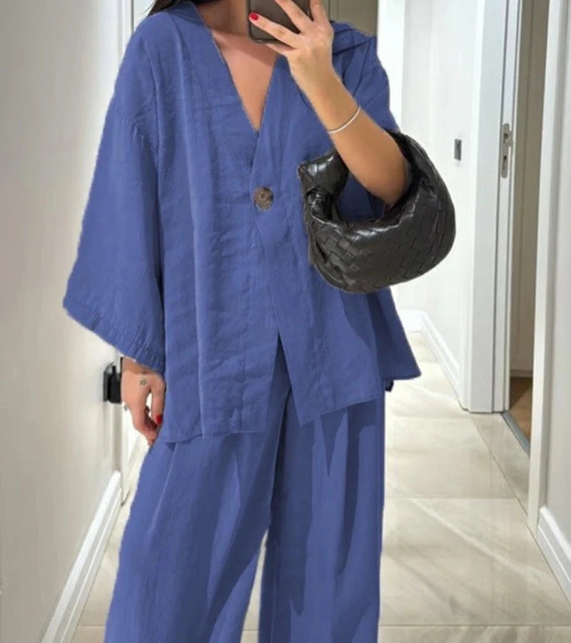 Clémentine | Ensemble Lin Décontracté