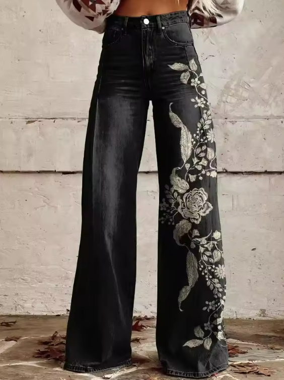Chloé - Pantalon Boho Vintage Élégants
