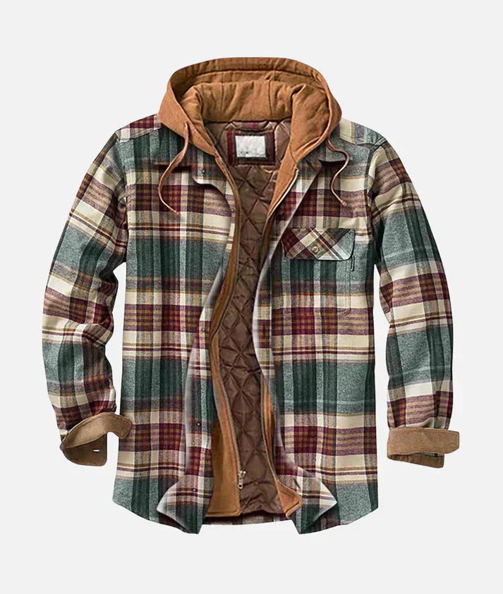 Alain | Veste patchwork à carreaux