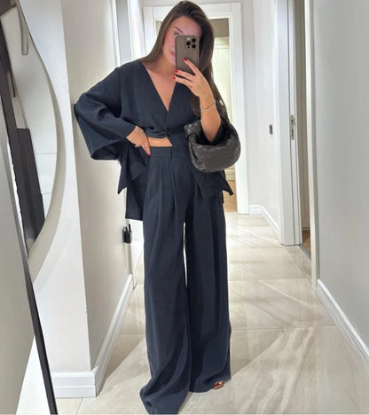 Clémentine | Ensemble Lin Décontracté