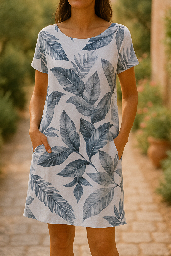 Ranya | Robe Élégante en Lin