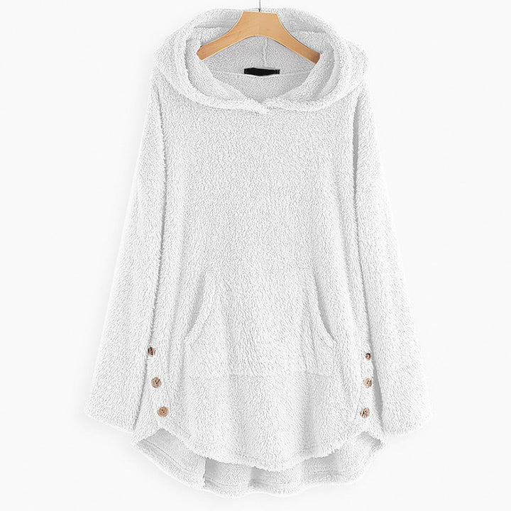 Agnès - Sweat à capuche peluche élégant