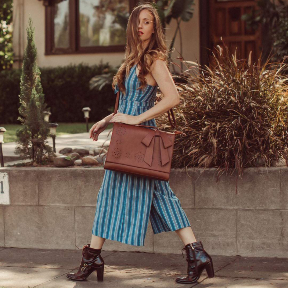 Bernadette - Sac Élégant à Nœud