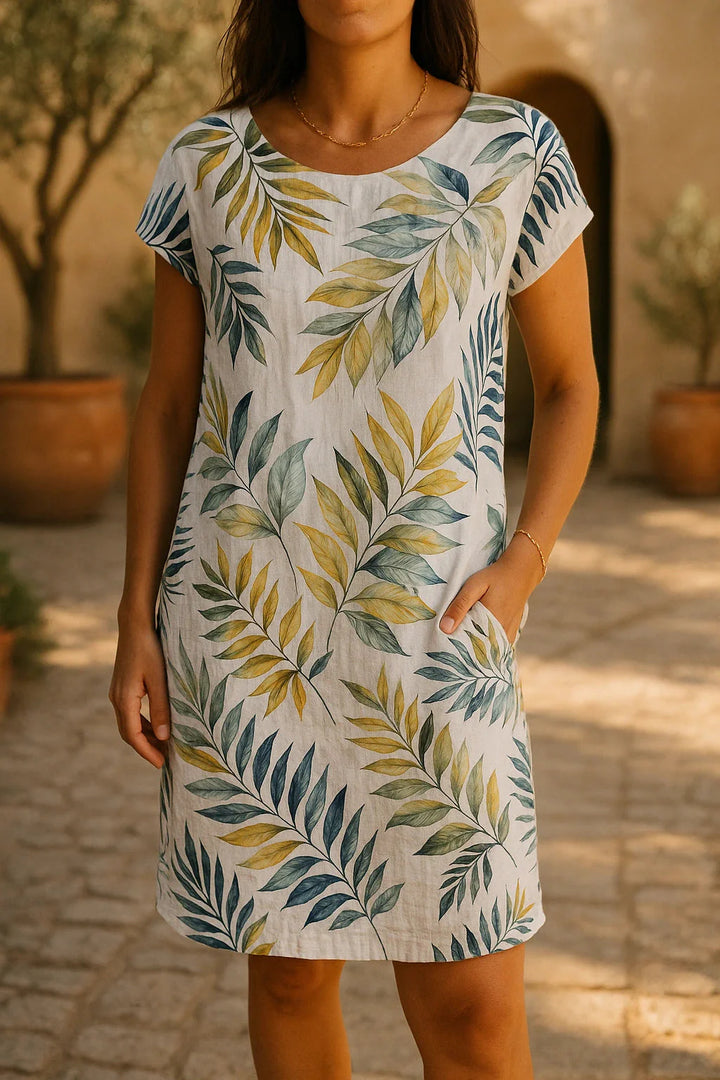 Ranya | Robe Élégante en Lin