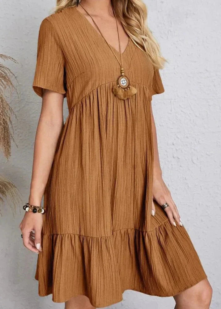 Enora - Robe élégante flatteuse pour le ventre