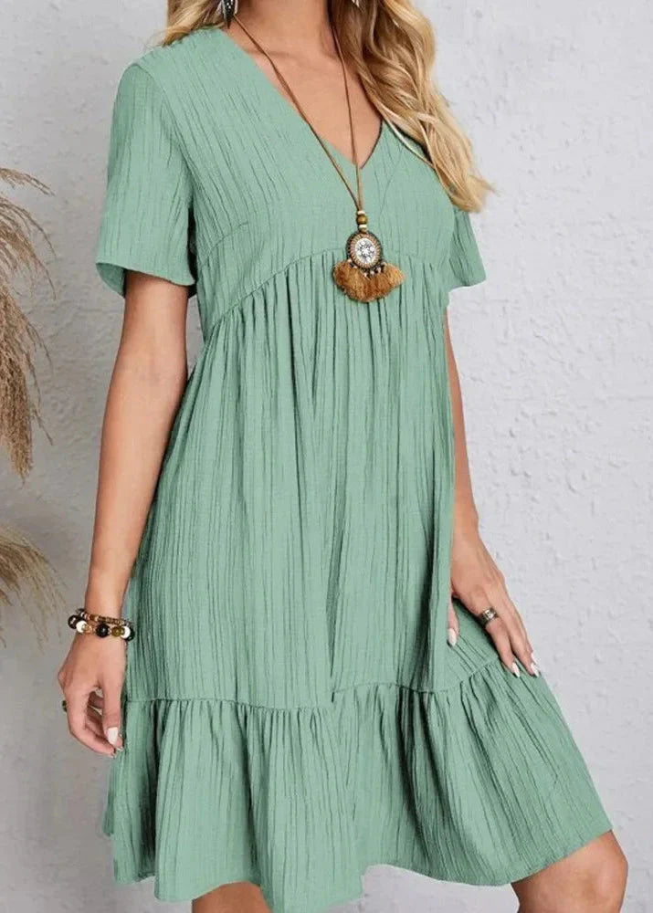 Enora - Robe élégante flatteuse pour le ventre