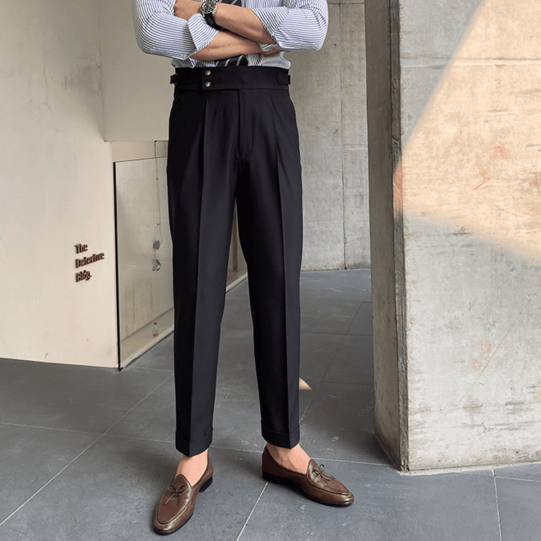 Edward - Pantalon Taille Haute Élégants