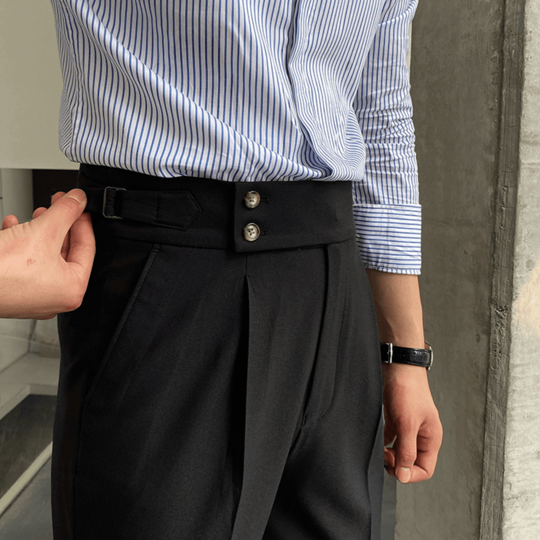Edward - Pantalon Taille Haute Élégants