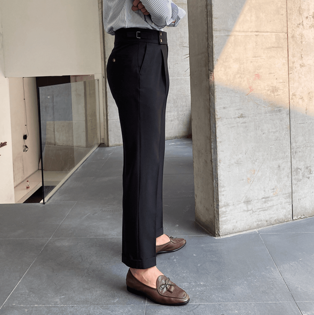 Edward - Pantalon Taille Haute Élégants
