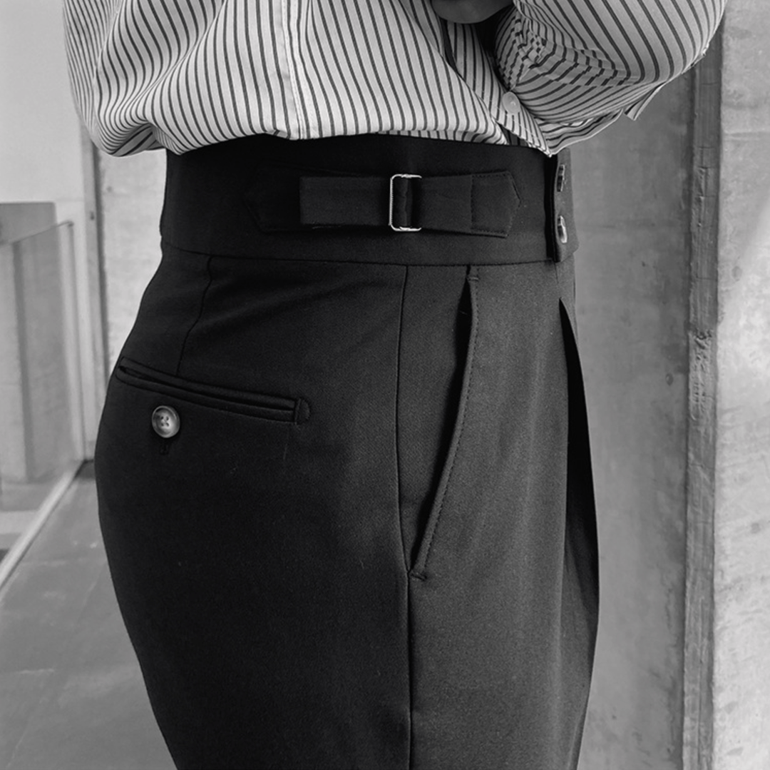 Edward - Pantalon Taille Haute Élégants