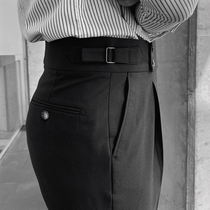 Edward - Pantalon Taille Haute Élégants