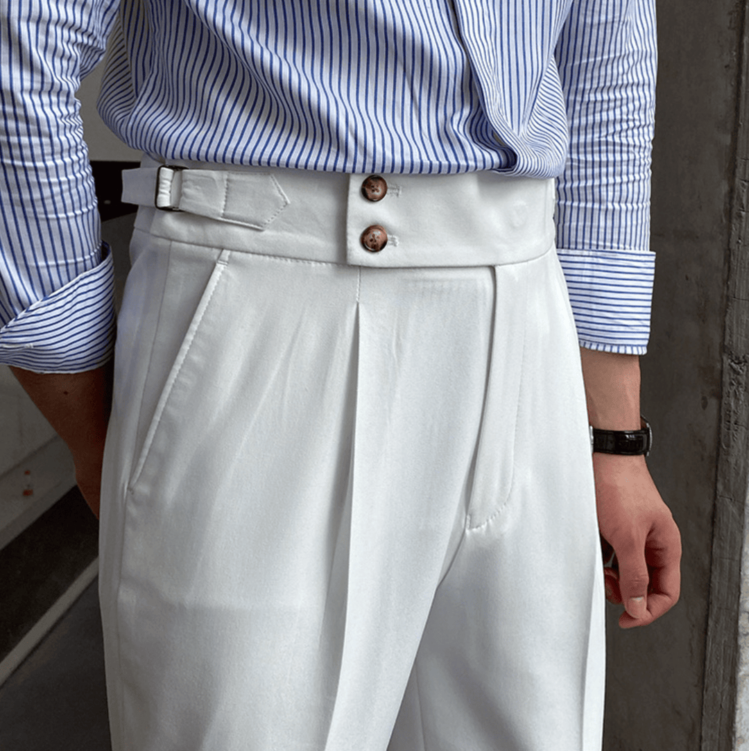 Edward - Pantalon Taille Haute Élégants