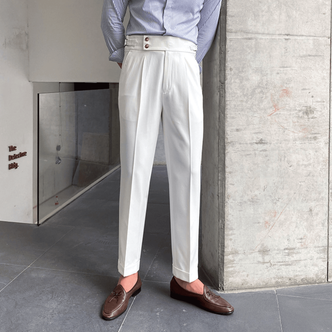 Edward - Pantalon Taille Haute Élégants