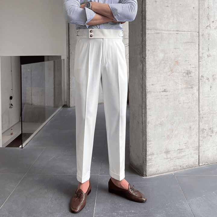 Edward - Pantalon Taille Haute Élégants