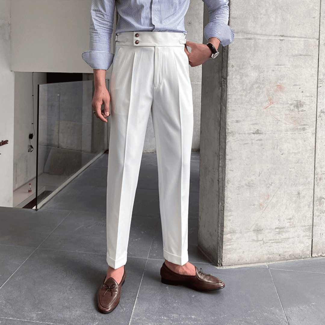 Edward - Pantalon Taille Haute Élégants