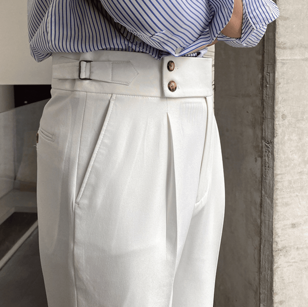Edward - Pantalon Taille Haute Élégants