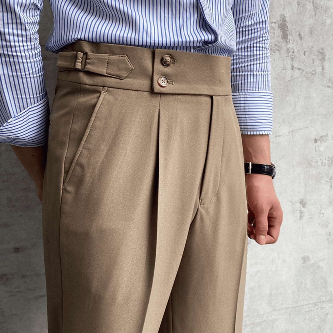 Edward - Pantalon Taille Haute Élégants