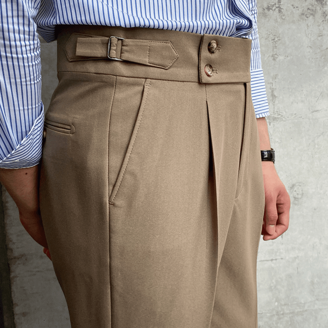 Edward - Pantalon Taille Haute Élégants