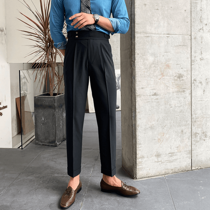Edward - Pantalon Taille Haute Élégants