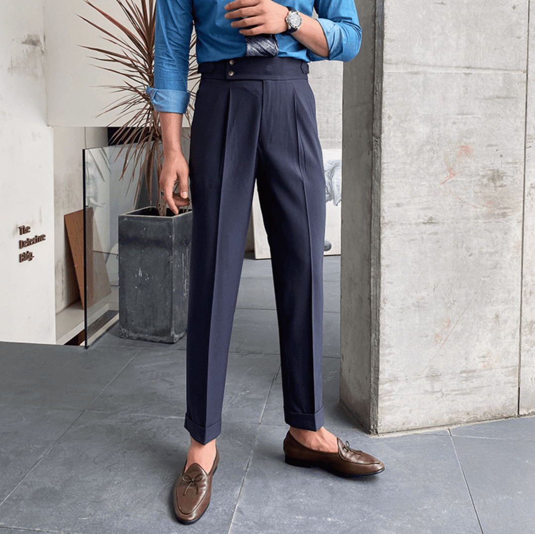 Edward - Pantalon Taille Haute Élégants