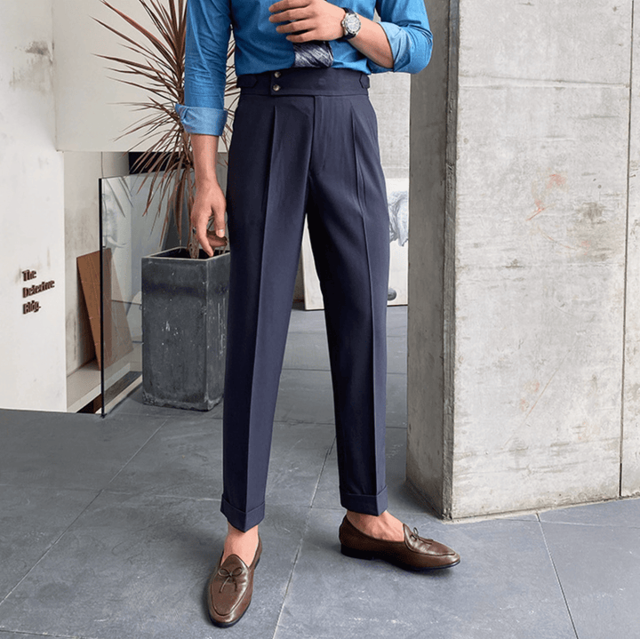 Edward - Pantalon Taille Haute Élégants