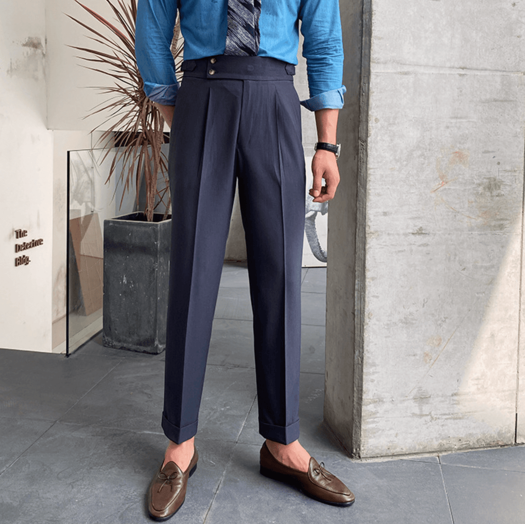 Edward - Pantalon Taille Haute Élégants