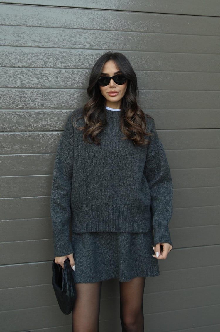 Mariela | Ensemble Pull & Jupe Élégant