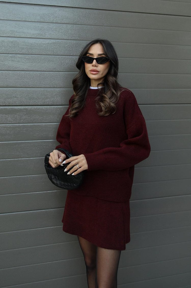 Mariela | Ensemble Pull & Jupe Élégant