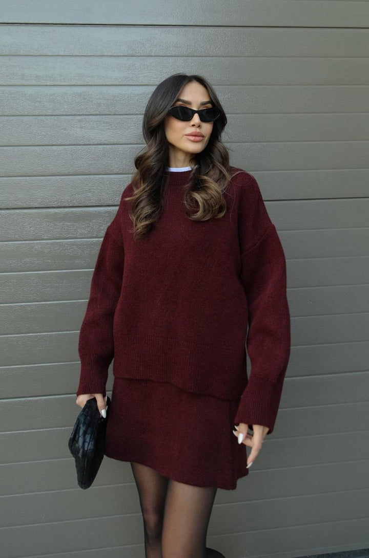 Mariela | Ensemble Pull & Jupe Élégant