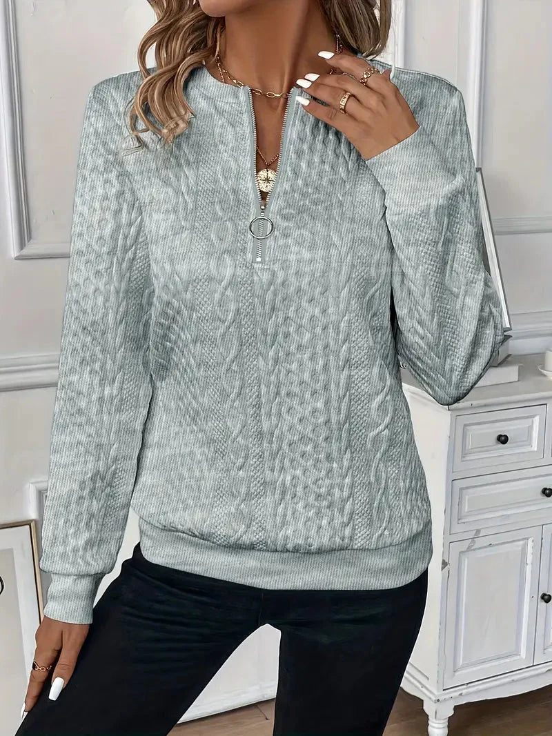 Lucia - Pull À Zip Élégant