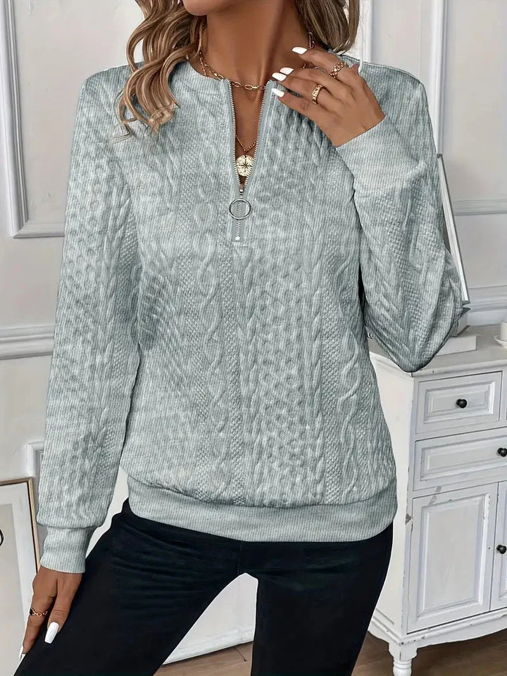 Lucia - Pull À Zip Élégant