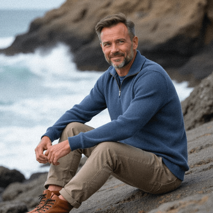 Finn - Pull Zippe Confortable