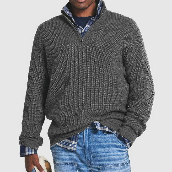 Finn - Pull Zippe Confortable