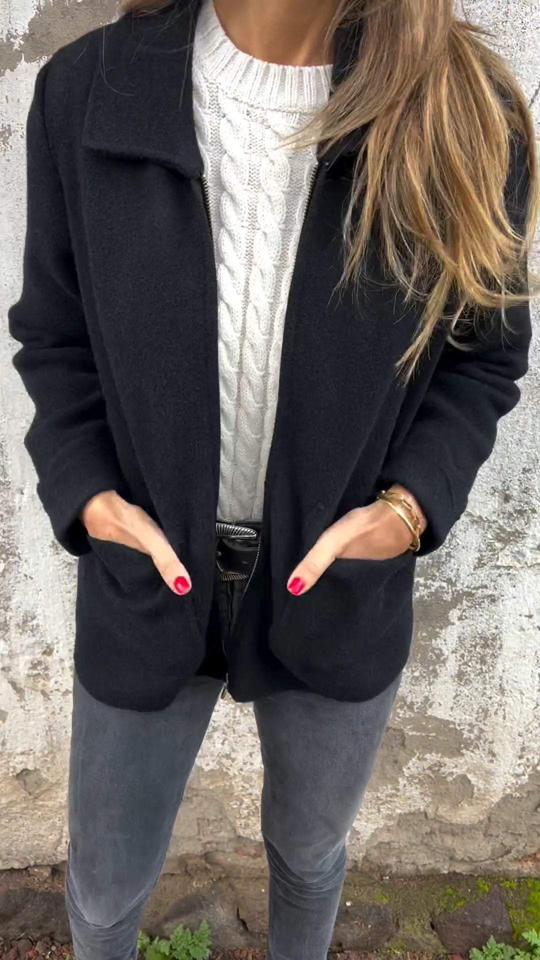 Napel | Veste Cardigan Élégante en Laine