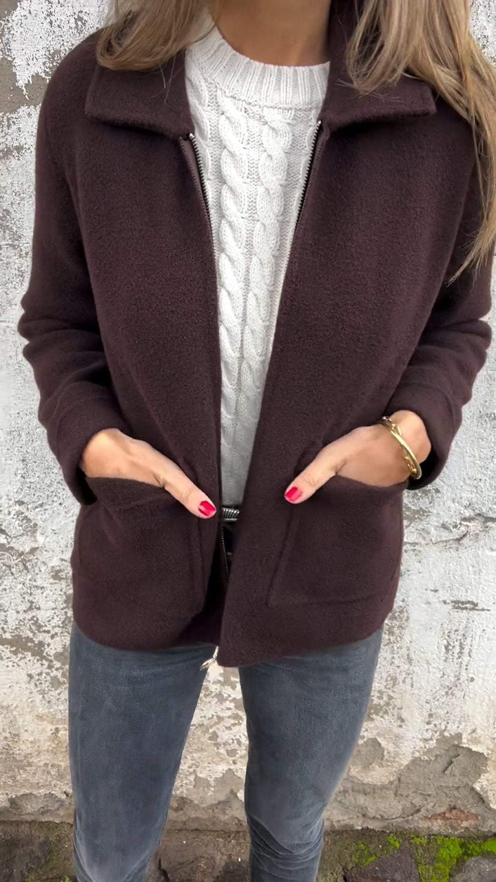 Napel | Veste Cardigan Élégante en Laine