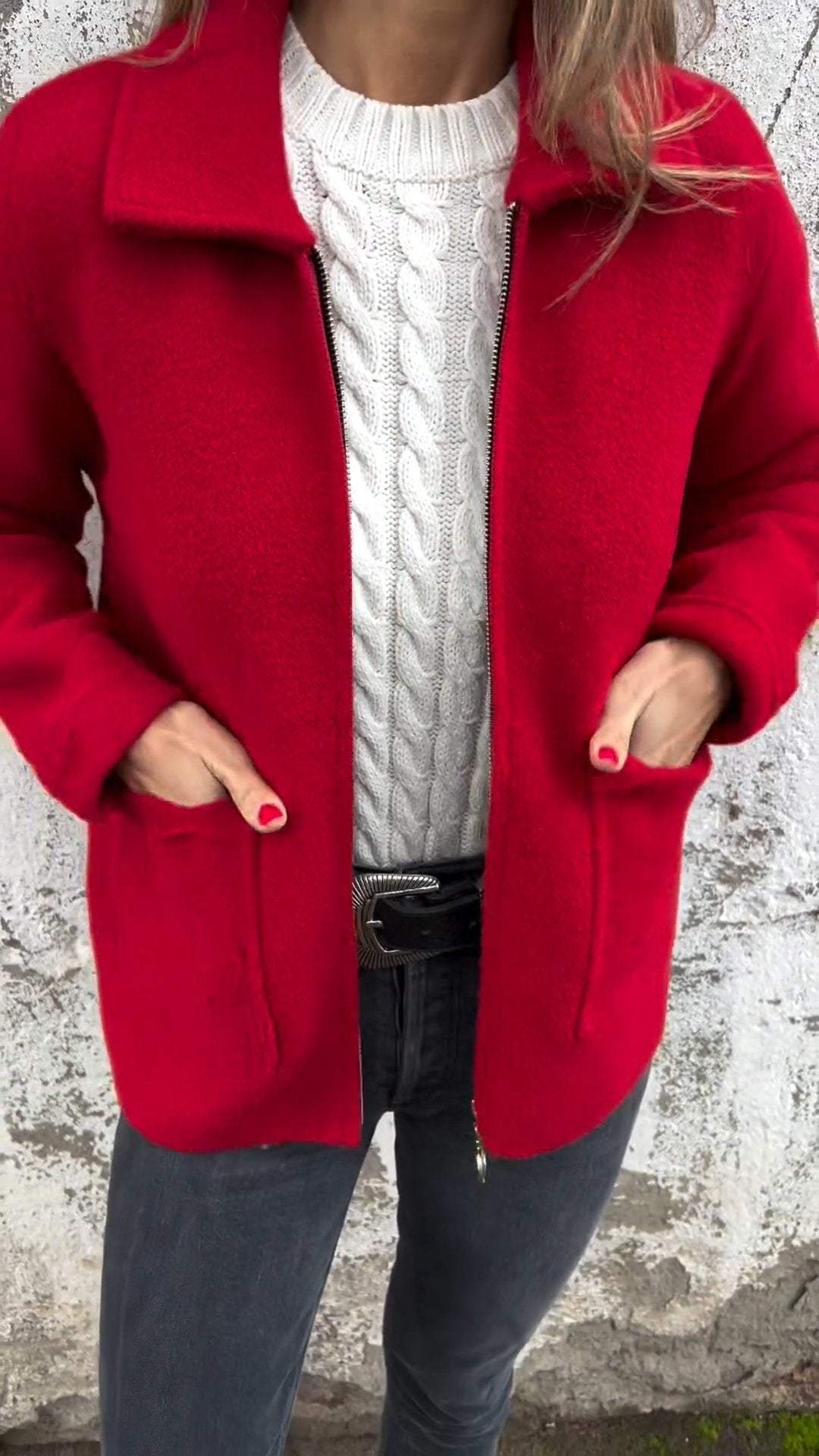 Napel | Veste Cardigan Élégante en Laine