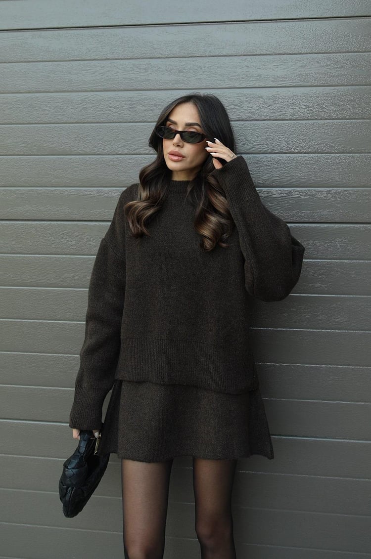 Mariela | Ensemble Pull & Jupe Élégant